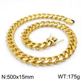 SS Gold-Plating Necklace