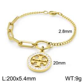 Stainless Steel Gold-plating Bracelet