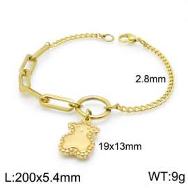 Stainless Steel Gold-plating Bracelet