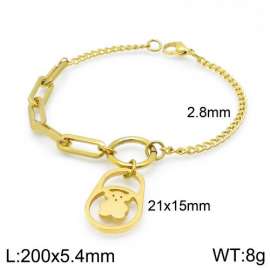 Stainless Steel Gold-plating Bracelet