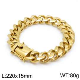 Stainless Steel Gold-plating Bracelet