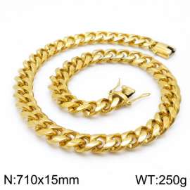 SS Gold-Plating Necklace