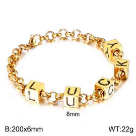 Stainless Steel Gold-plating Bracelet