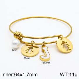 Stainless Steel Gold-plating Bangle