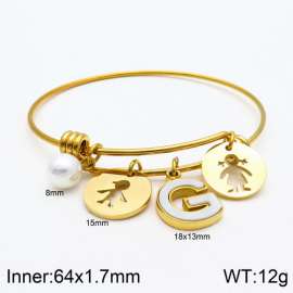 Stainless Steel Gold-plating Bangle