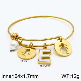 Stainless Steel Gold-plating Bangle