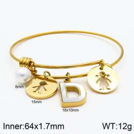 Stainless Steel Gold-plating Bangle