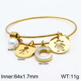 Stainless Steel Gold-plating Bangle