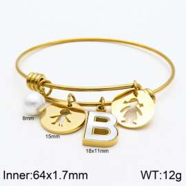 Stainless Steel Gold-plating Bangle