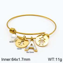 Stainless Steel Gold-plating Bangle