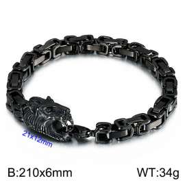 Stainless Steel Black-plating Bracelet