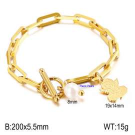 Stainless Steel Gold-plating Bracelet