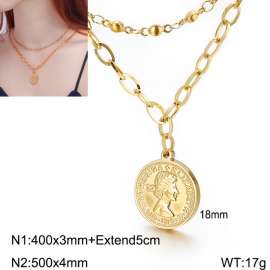 SS Gold-Plating Necklace