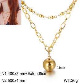 SS Gold-Plating Necklace