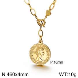 SS Gold-Plating Necklace