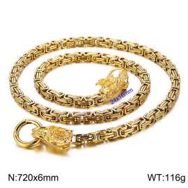 SS Gold-Plating Necklace