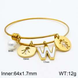 Stainless Steel Gold-plating Bangle