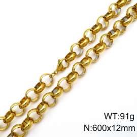 SS Gold-Plating Necklace