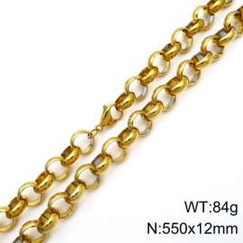 SS Gold-Plating Necklace