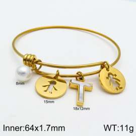 Stainless Steel Gold-plating Bangle