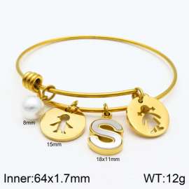 Stainless Steel Gold-plating Bangle