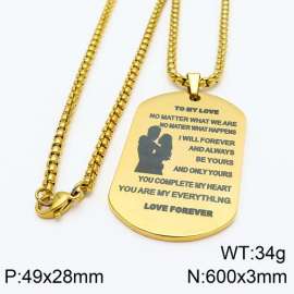 SS Gold-Plating Necklace