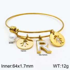 Stainless Steel Gold-plating Bangle