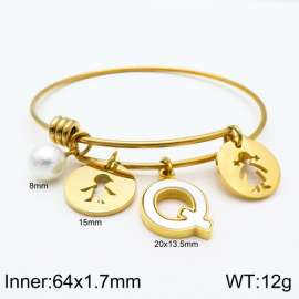 Stainless Steel Gold-plating Bangle