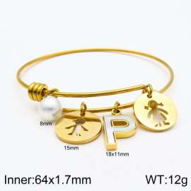 Stainless Steel Gold-plating Bangle