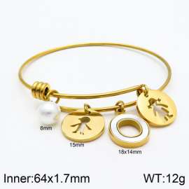 Stainless Steel Gold-plating Bangle