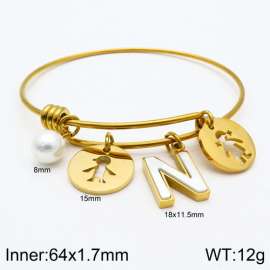 Stainless Steel Gold-plating Bangle