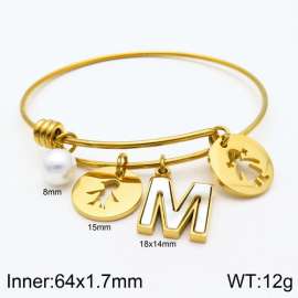 Stainless Steel Gold-plating Bangle