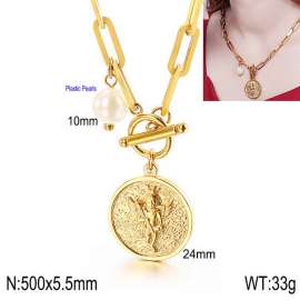 SS Gold-Plating Necklace