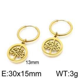 SS Gold-Plating Earring