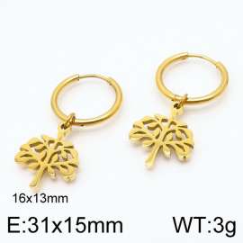 SS Gold-Plating Earring