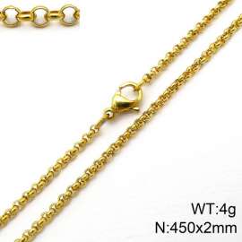 Staineless Steel Small Gold-plating Chain