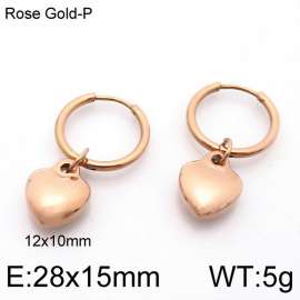 SS Rose Gold-Plating Earring