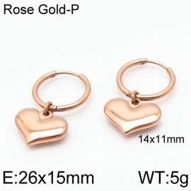 SS Rose Gold-Plating Earring