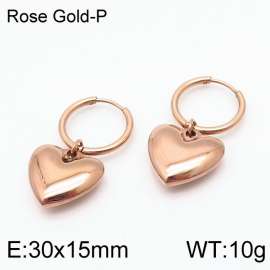 SS Rose Gold-Plating Earring