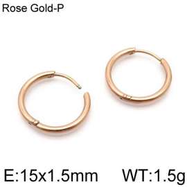 SS Rose Gold-Plating Earring