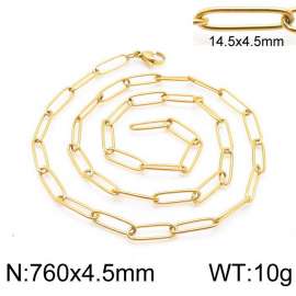 SS Gold-Plating Necklace