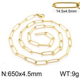 SS Gold-Plating Necklace