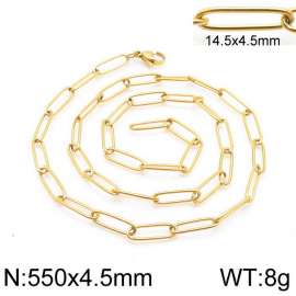 SS Gold-Plating Necklace