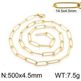 SS Gold-Plating Necklace