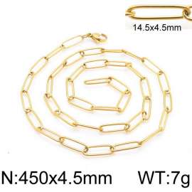 SS Gold-Plating Necklace