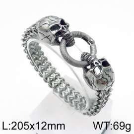 Stainless Skull Bracelet