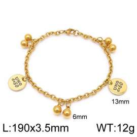 Stainless Steel Gold-plating Bracelet