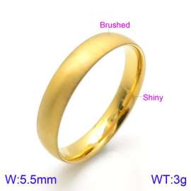 Stainless Steel Gold-plating Ring