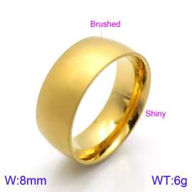 Stainless Steel Gold-plating Ring