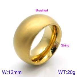 Stainless Steel Gold-plating Ring